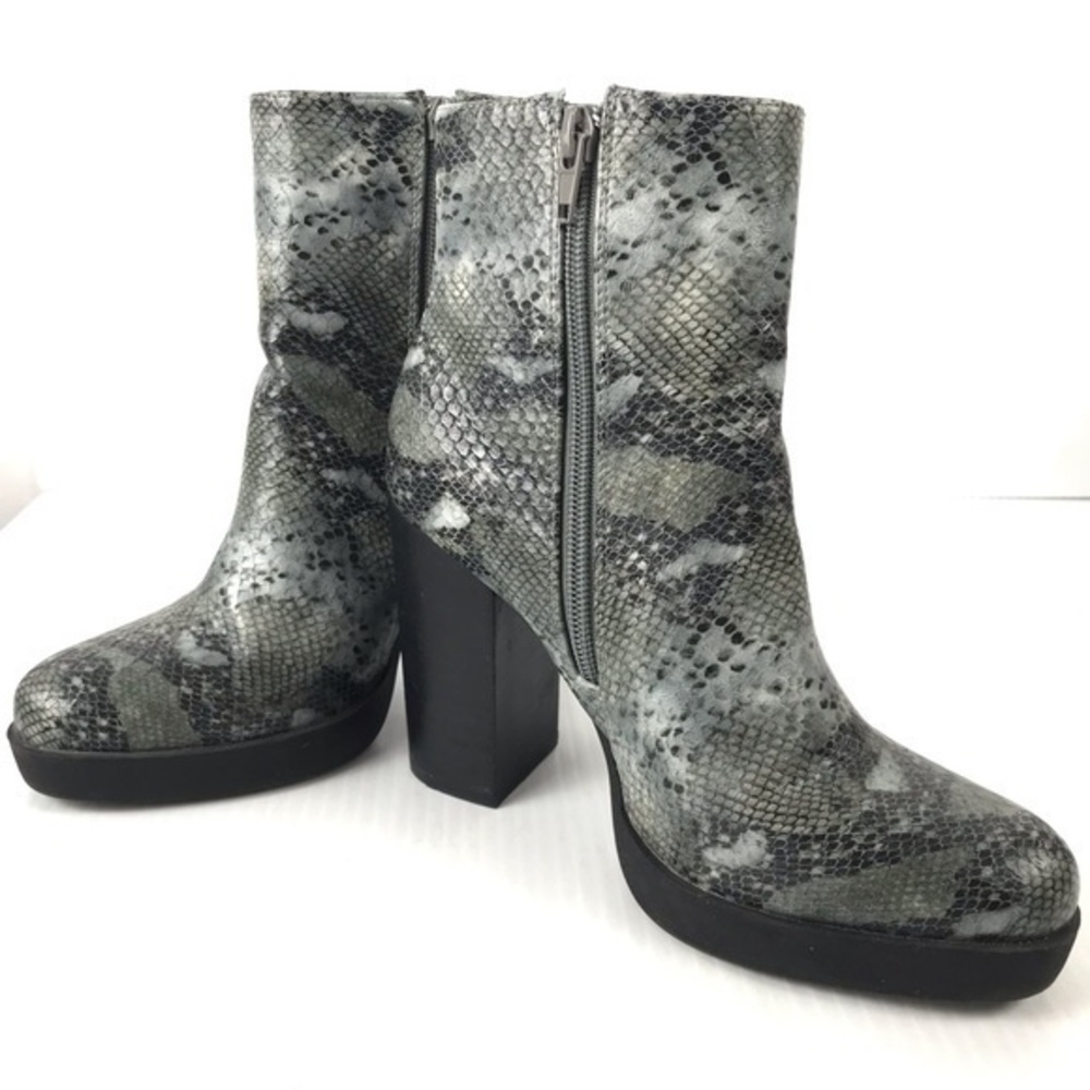 Eram Snakeprint Booties Size 37